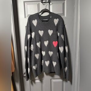 AllSaints Black Crewneck Sweater